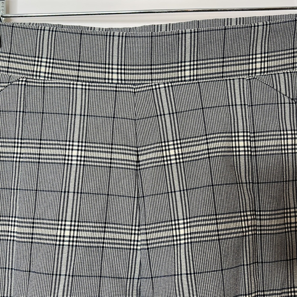 Simple Vera Wang Women Black White Checkered Stretch Pants XXL 2XLARGE PLUS SIZE - Picture 2 of 9